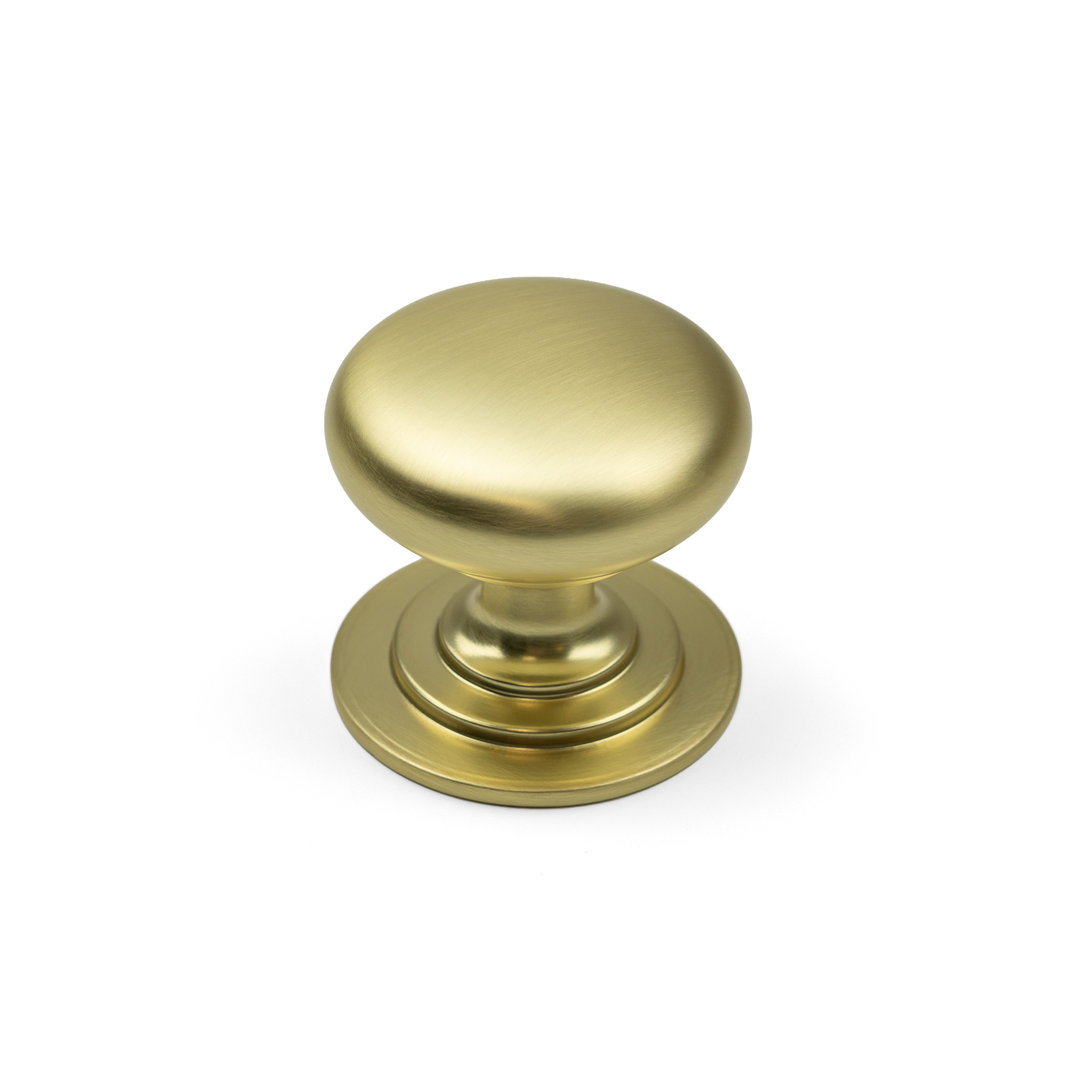 (42Mm Knob) Brushed Brass Handles & Knobs - Image 4