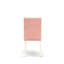 L'ensemble de 3 tables de salle à manger de cuisine comprend une table ronde et 2 chaises de salle à manger modernes en tissu de polyester rouge beige avec dossier élégant - Lin blanc-668743922-668743929-668743935