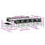 Gianpaolo 14 - Person Wicker Patio Dining Set with Rectangular Table