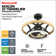 Acklen 21" Fandelier with LED Lights and Remote Control