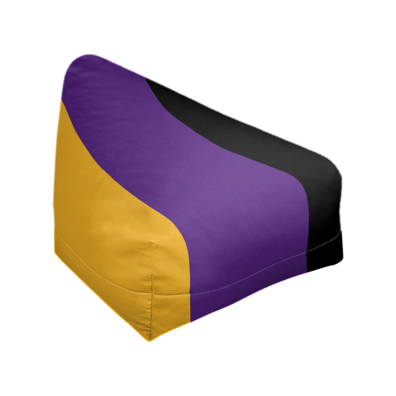 Fauteuil à billes Washington, Or / Mauve / Noir, 27 po x 27 po x 30 po