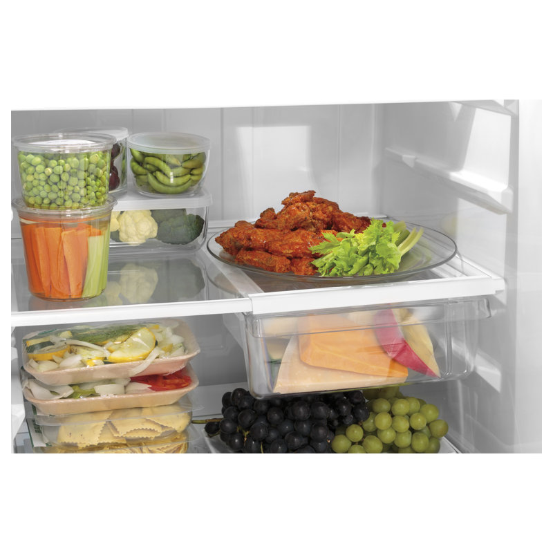 GE® 17.5 Cu. Ft. Top-Freezer Refrigerator, Black