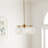 Lillian 3 - Light Dimmable Globe Chandelier