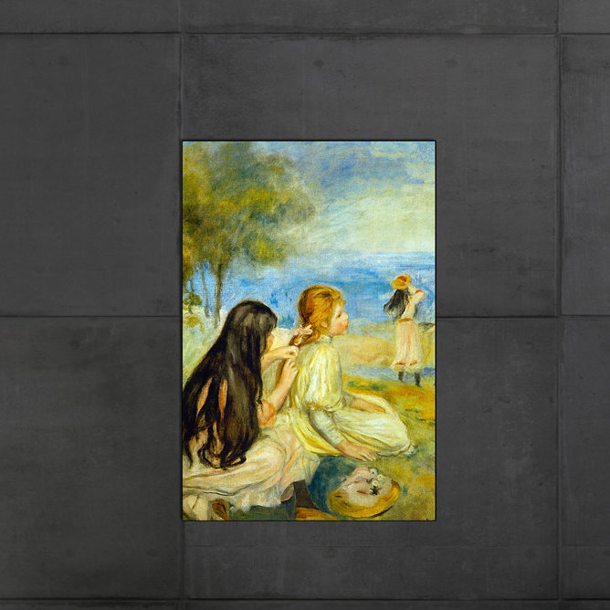 Pierre-Auguste Renoir - Wrapped Canvas Painting, 135cm H x 90cm W x 1.8cm D