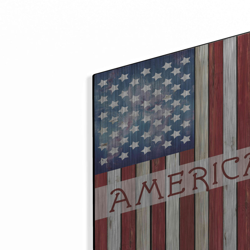 «Drapeau américain» par Cindy Jacobs, H 16 po x l 12 po