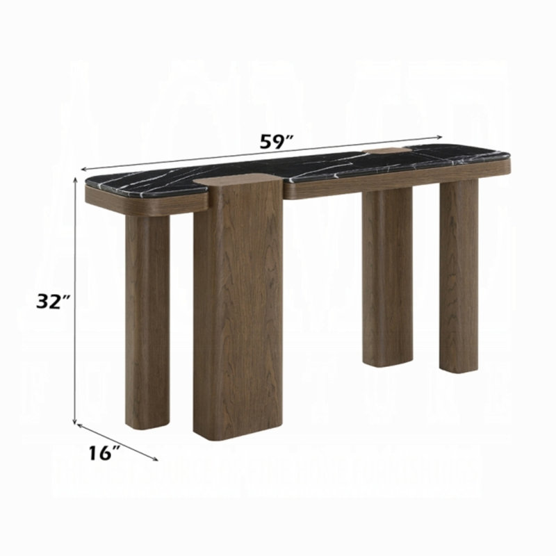 Dana Console Table W/accent Mirror