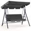 3 Person Porch Swing with Canopy-426960113