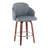 Violetta Swivel Upholstered Counter Stool-585630614-585630603