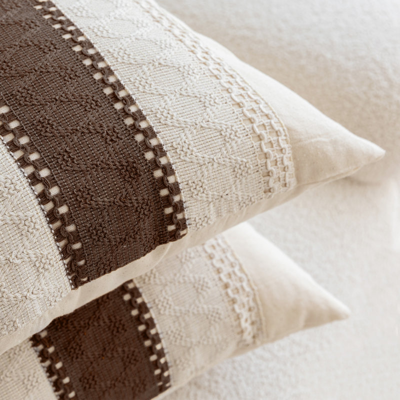 Housse de coussin Barossa, Café, Carré 18 po