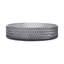 COUOKO Black Glass Circular Bathroom Sink
