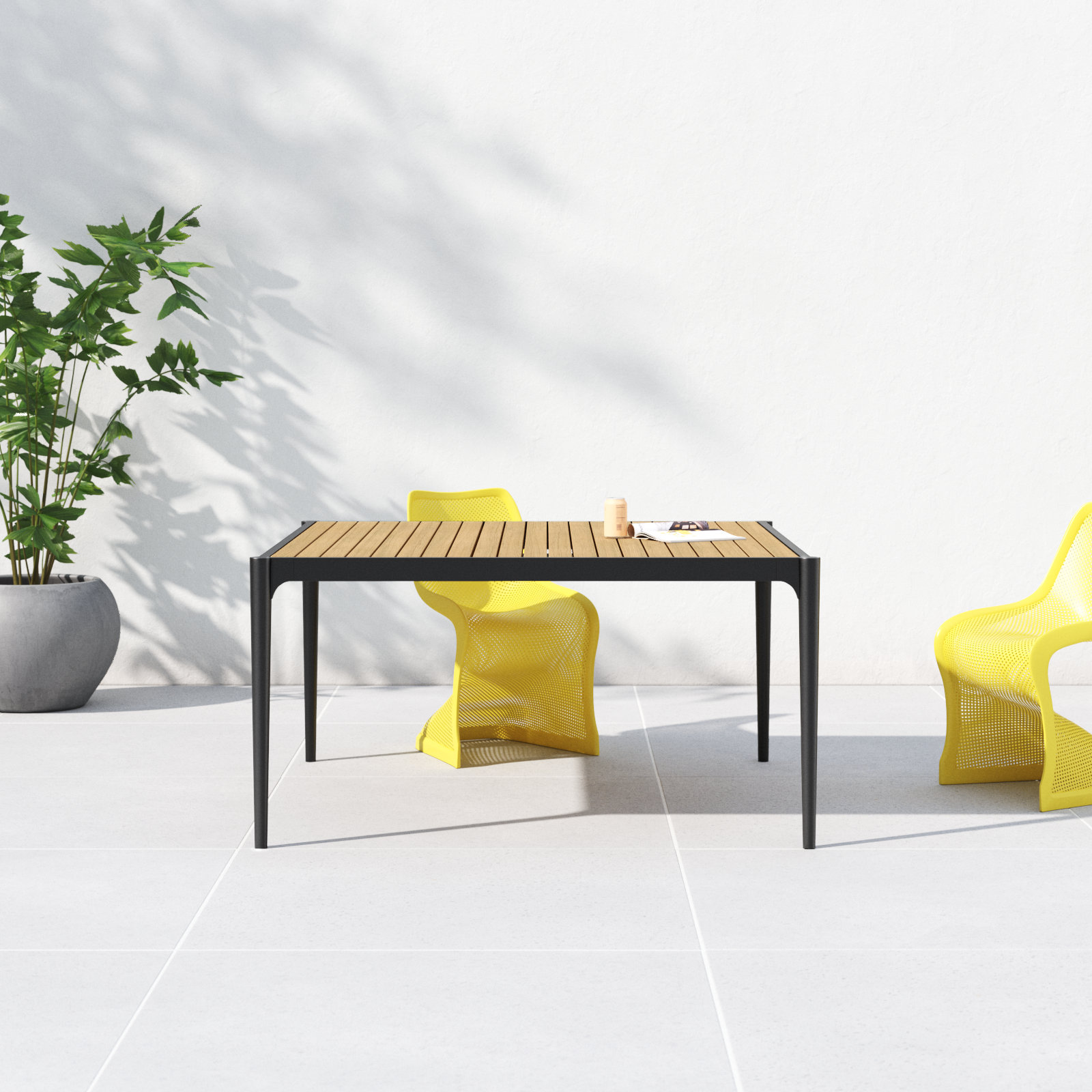 Fifer 59" Patio Dining Table