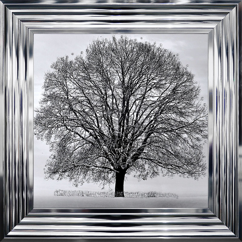 Single Picture Frame Print, 55cm H x 55cm W, Chrome Framed, No Matte