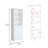 Levan 3 Piece Living Room Set with 3 Bookcases, White