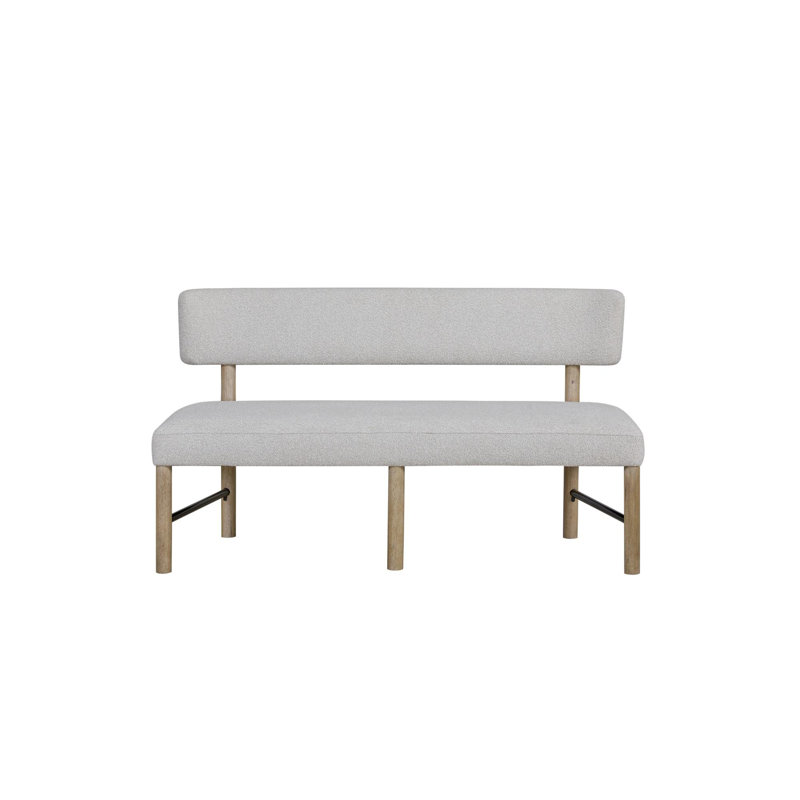 Modern Accent Bench,Upholstered Dining Bench