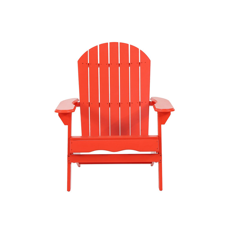 Chaise Adirondack pliante Vejle, Rouge