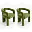 Ensemble de 2 chaises demi-tonneau Accent-2077496002