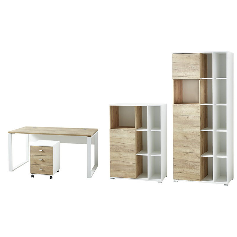 4 Piece Writing Desk Office Set