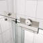 Allure de salle de bain en alliage d'aluminium coulissant sans couture