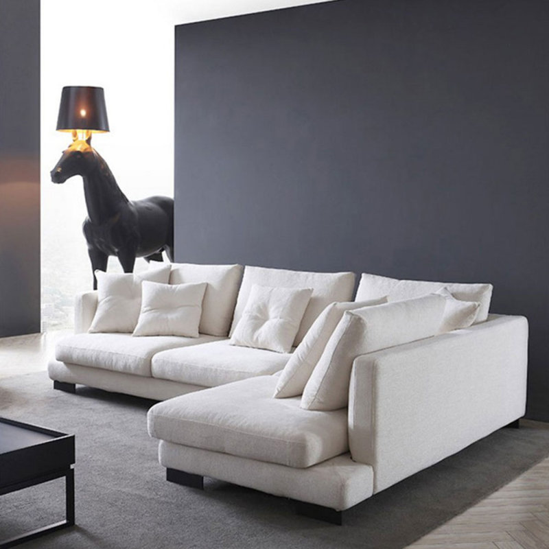 Canapé modulaire 2 pièces rembourré, Orienté à droite