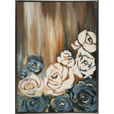 Blue Roses Print by Yaffa G