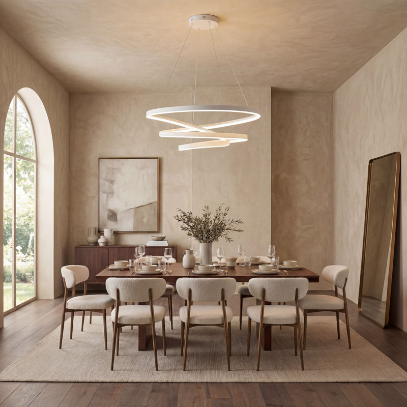 Lustre Yasmine Infinity, Blanc