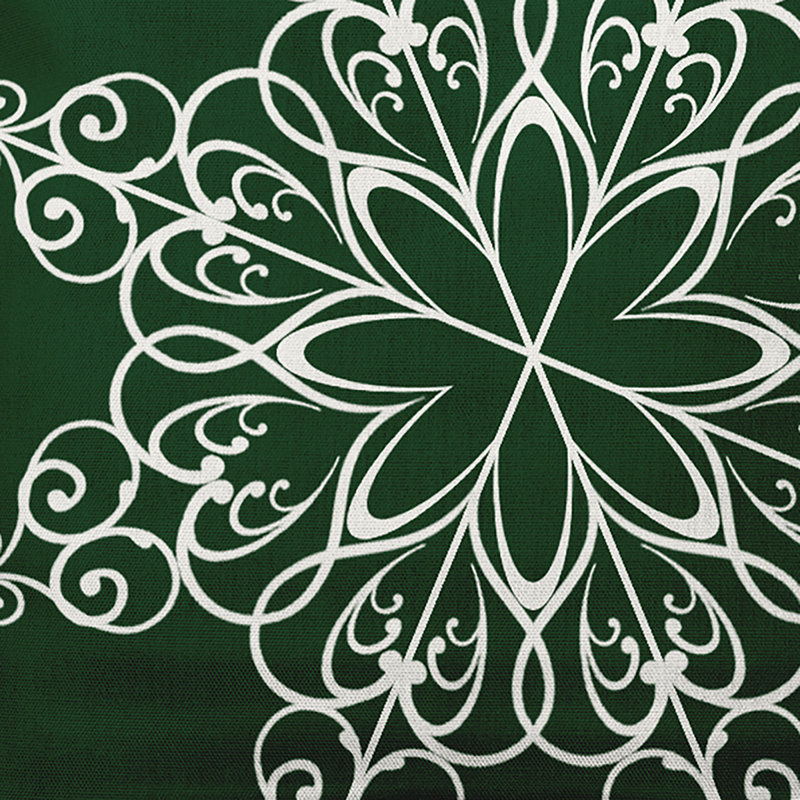 Vœux des Fêtes, Vert foncé