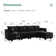 Sabira L Shaped Modular Sectional Couch