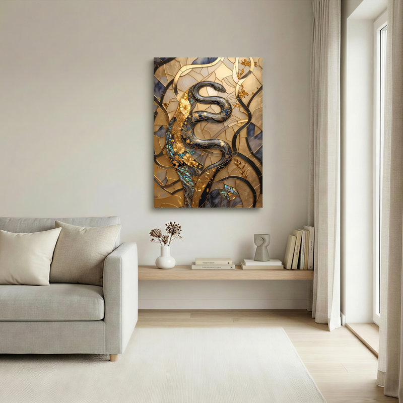Art mural artistique sur toile, ensemble de 1, Toile tendue, H 24 po x l 16 po