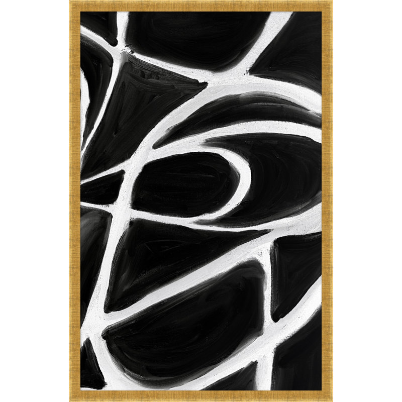 Delineated View 2' Framed Print on Canvas