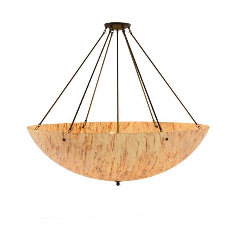 Luminaire suspendu bol / urne simple 8 lumières Nashrah