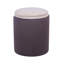 Repose-pieds deux tons avec rangement ou tabouret de coiffeuse, brun