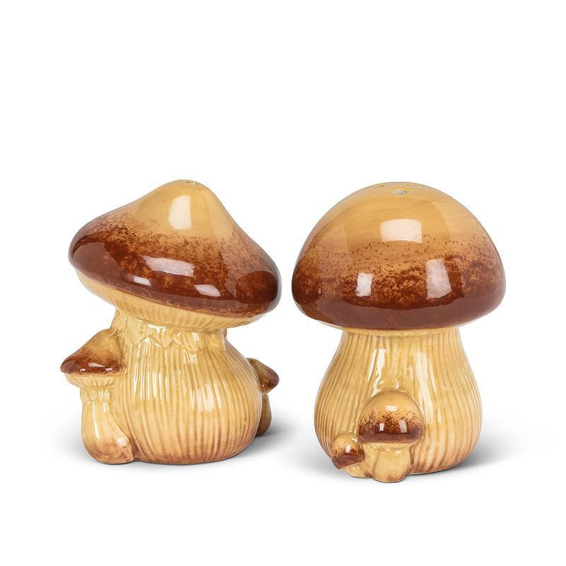 Champignons, sel et poivre