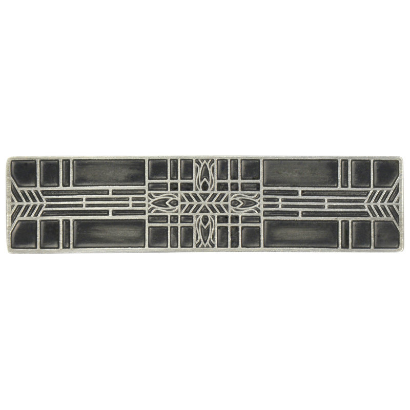 Arts And Crafts Bar / Handle Pull, Antique Pewter