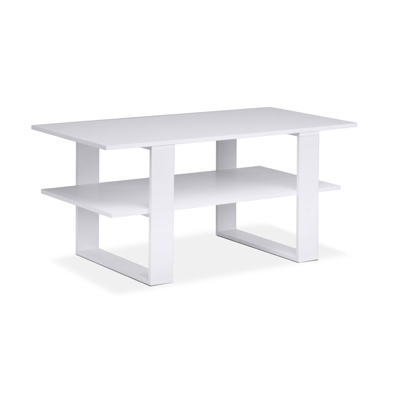 Messina Sled Coffee Table, White