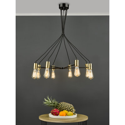 Azair 8 - Light Black Pendant