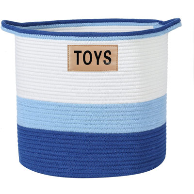 Panier en simili cuir 3 jouets