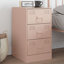 Raineri 34.5 cm W Steel Bedside Table-1814779887-1833133327