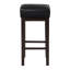 Ensemble de 2 tabourets de bar en similicuir transitionnel de 29 po de hauteur, structure en bois massif au fini espresso-1724991043-1724991041