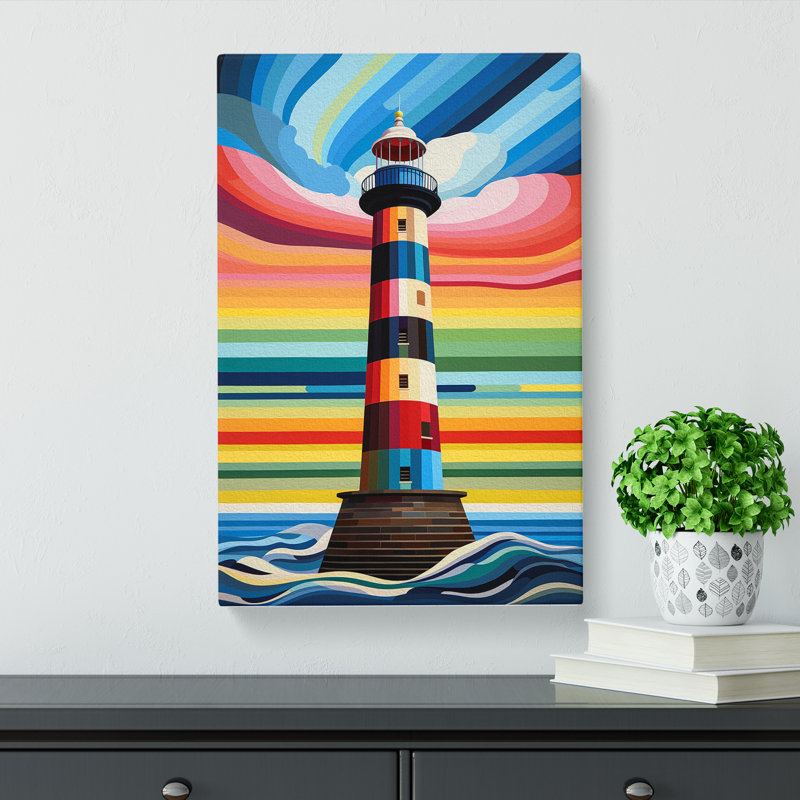 Lighthouse Op - Print, 50cm H x 35cm W x 3cm D