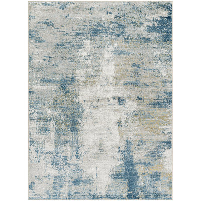 Matteo Abstract Blue Area Rug