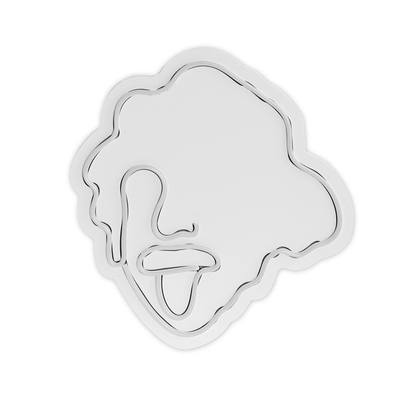 Ruban néon flexible à DEL, étanche IP67, 12 V CC, 12 pi 3 po de longueur totale | Gabarit en mousse de PVC blanche 32 x 34 cm | Écoénergétique, décoration élégante pour la maison, les fêtes et les événements | Installation facile