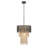 Ombre Beaded Wood 3-Tier Chandelier