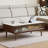 Modern solid wood rock plate coffee table-279103949