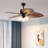 Louvenia 52" Royal Palm Valley Tropical 5 Blade Ceiling Fan