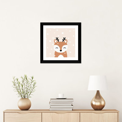 « Snow & Deer » par Orara studio, reproduction d’art