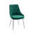 Fabriciano Tufted Velvet Dining Chair with Chrome Legs-1982054349