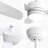 46 Inch Ceiling Fan With Lights 3 Abs Blades, 6-Speed Dc Motor Remote Control For Living Room-408029935-408029921