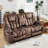 79.13'' Wide Modern Microfiber Power Reclining Loveseat With Lift Assist, Dual Hidden Cup Holders, Storage Console & USB Charging Ports-353930317