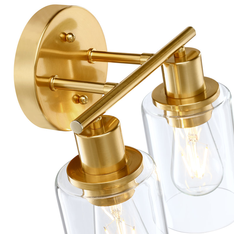 2 - Light Vanity Light, Aged Brass