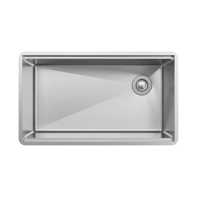 Crosstown Workstation 32" L x 19" W Undermount Kitchen Sink with Accessories, 16-Gauge